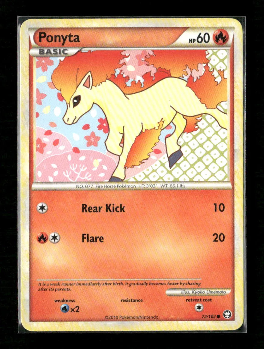 Ponyta Common Triumphant 72/102 LP - Kang's Collectibles