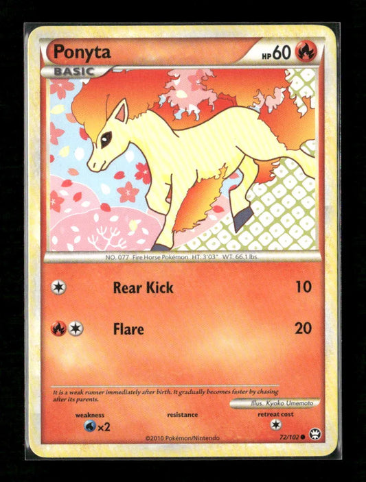 Ponyta Common Triumphant 72/102 LP - Kang's Collectibles