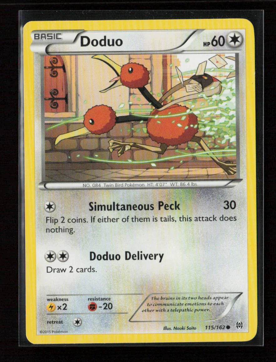 Doduo (115) Common XY - BREAKthrough 115/162 LP - Kang's Collectibles