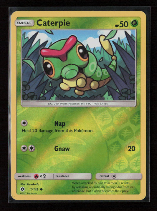 Caterpie Common SM Base Set 1/149 LP