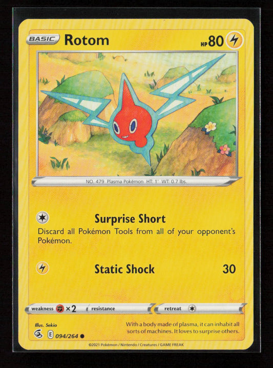 Rotom Common SWSH08: Fusion Strike 094/264 LP
