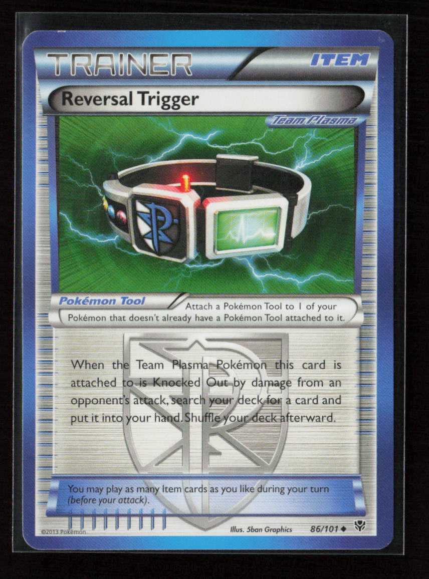 Reversal Trigger (Team Plasma) Uncommon Plasma Blast 86/101 LP