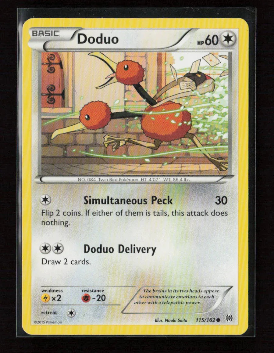 Doduo (115) Common XY - BREAKthrough 115/162 LP - Kang's Collectibles