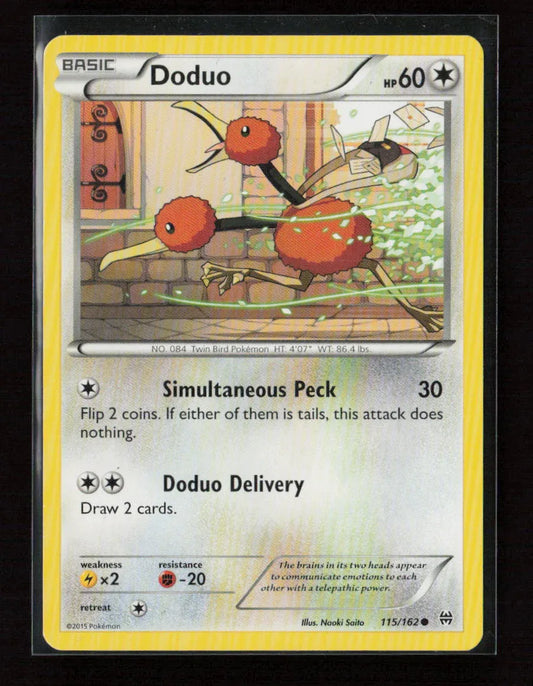 Doduo (115) Common XY - BREAKthrough 115/162 LP - Kang's Collectibles