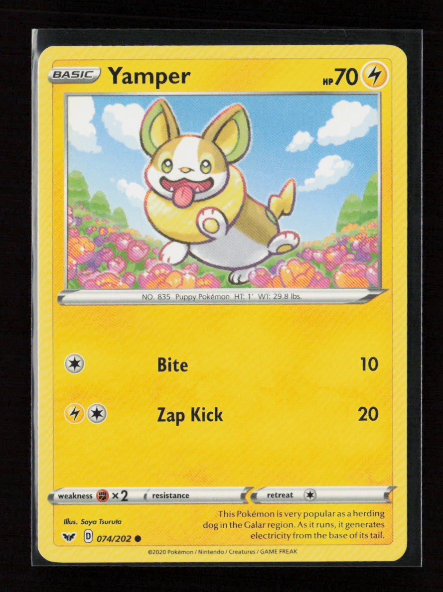 Yamper -  (#1 Pikachu Stamped) Promo Battle Academy 2022 074/202 LP