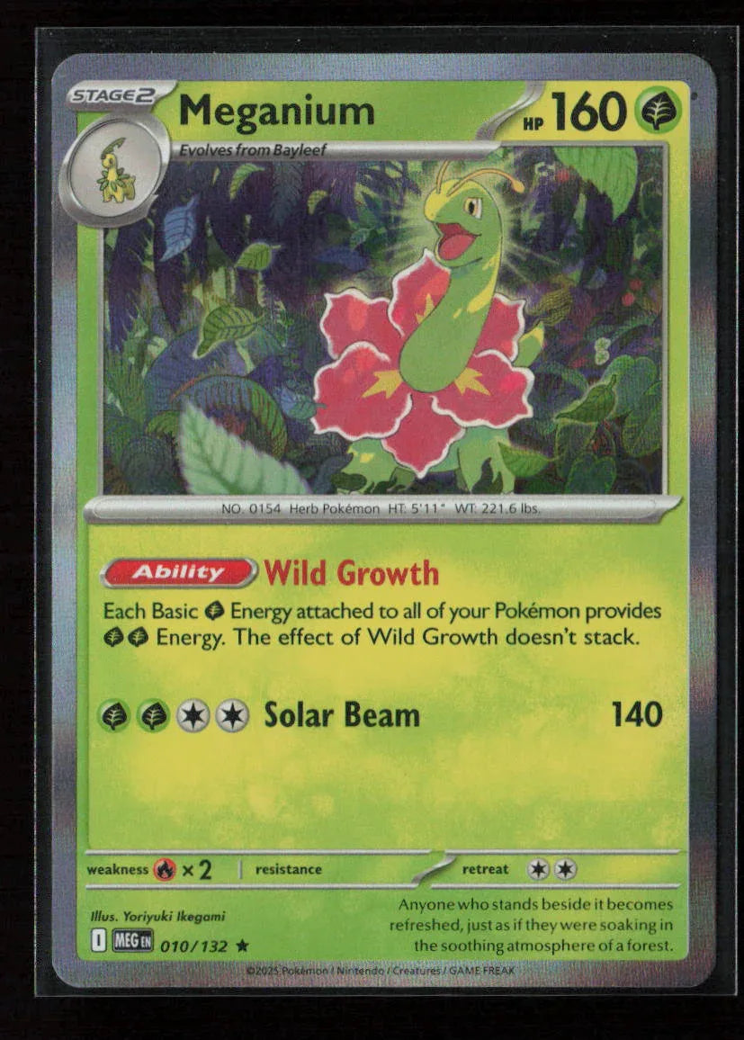 Meganium Rare ME01: Mega Evolution 010/132 NM - Kang's Collectibles