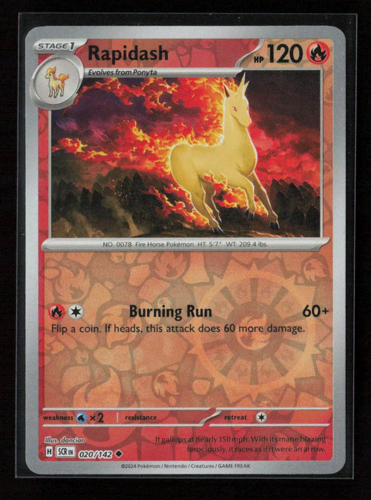 Rapidash Uncommon SV07: Stellar Crown 020/142 NM - Kang's Collectibles