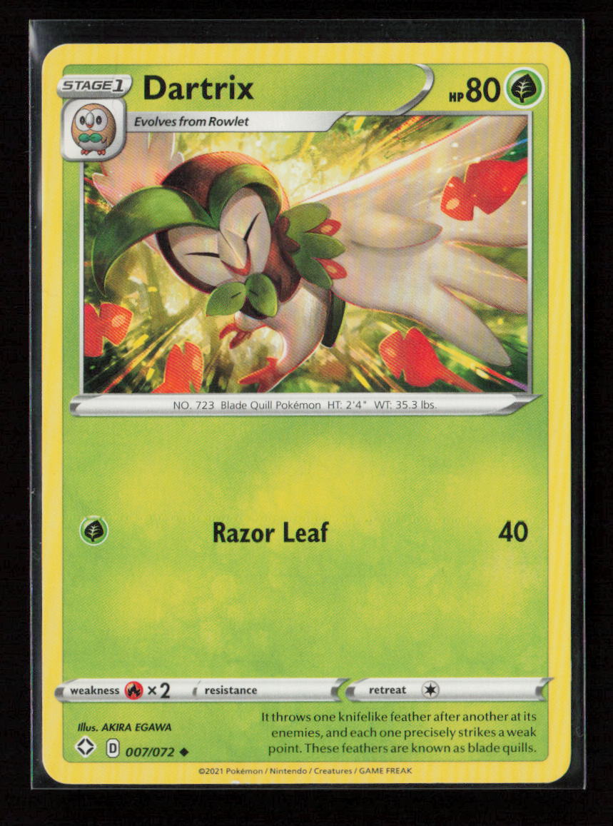 Dartrix Uncommon Shining Fates 007/072 LP