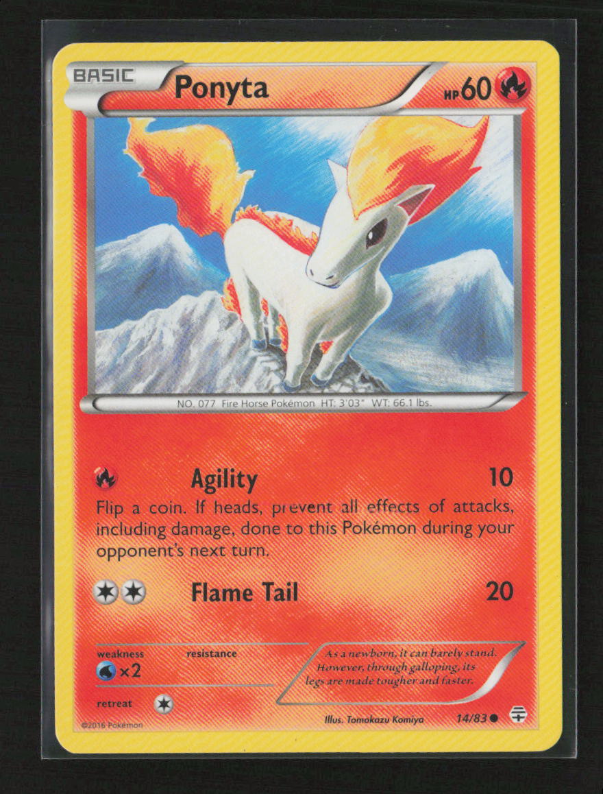 Ponyta Common Generations 14/83 MP