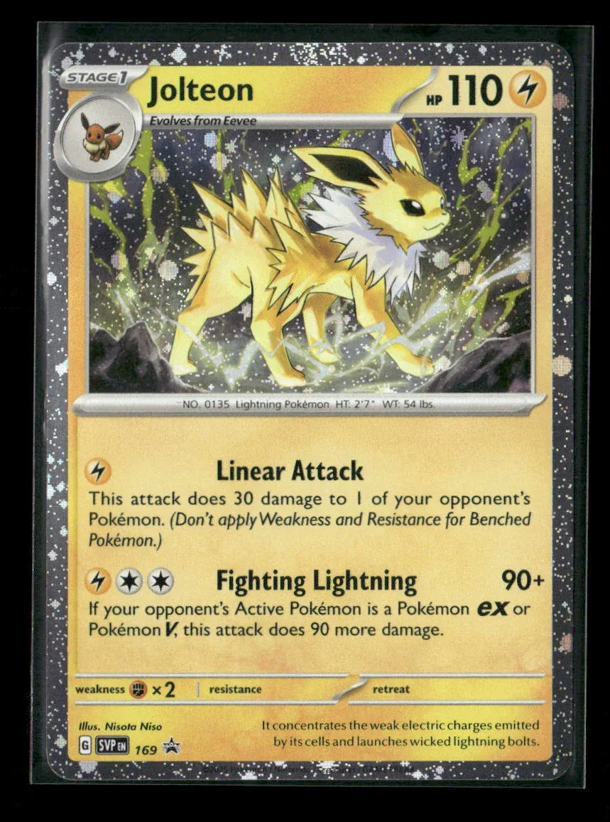 Jolteon - (Cosmos Holo) Rare SV: Scarlet & Violet Promo Cards 169 NM - Kang's Collectibles