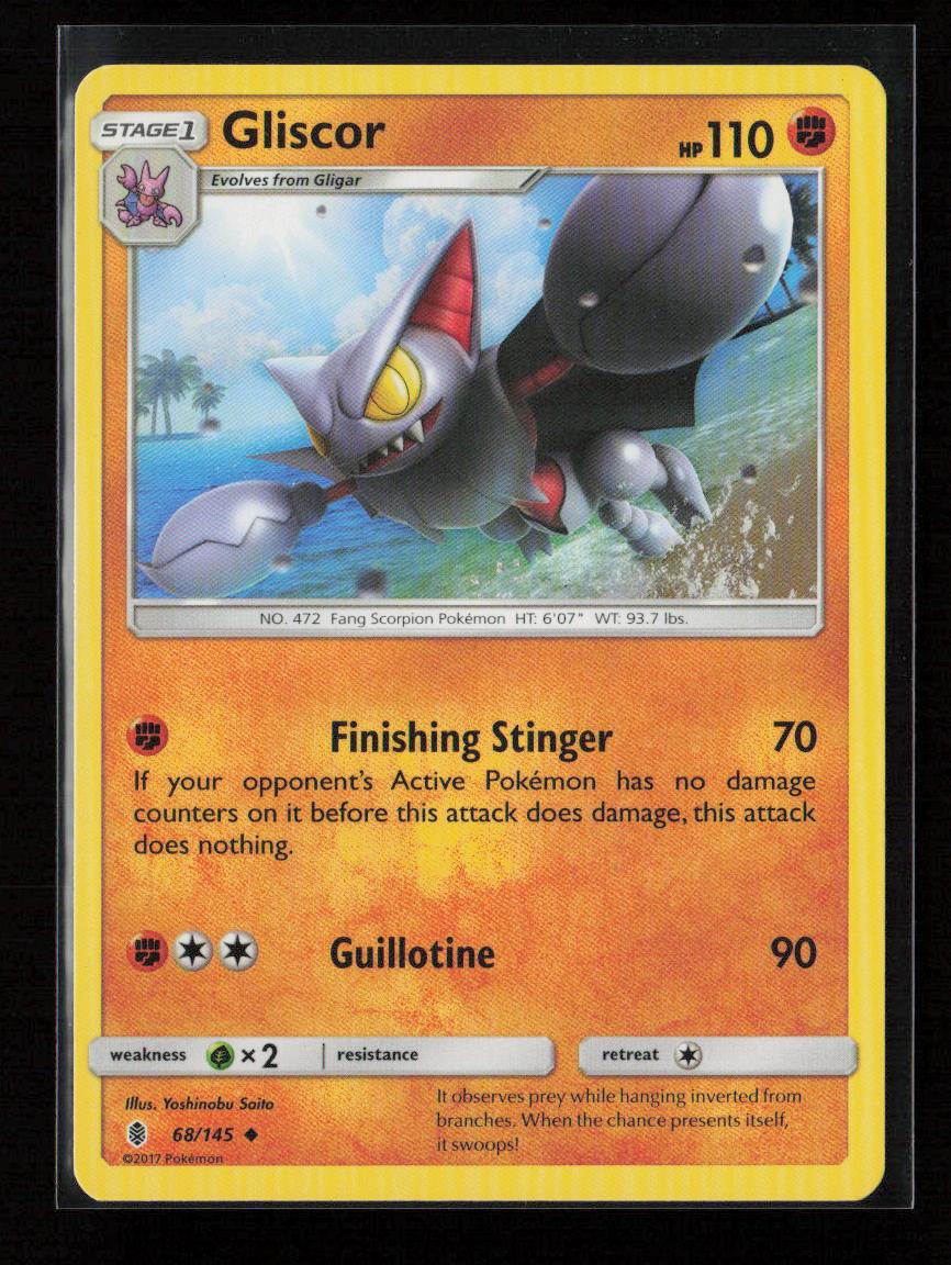 Gliscor Uncommon SM - Guardians Rising 68/145 NM - Kang's Collectibles