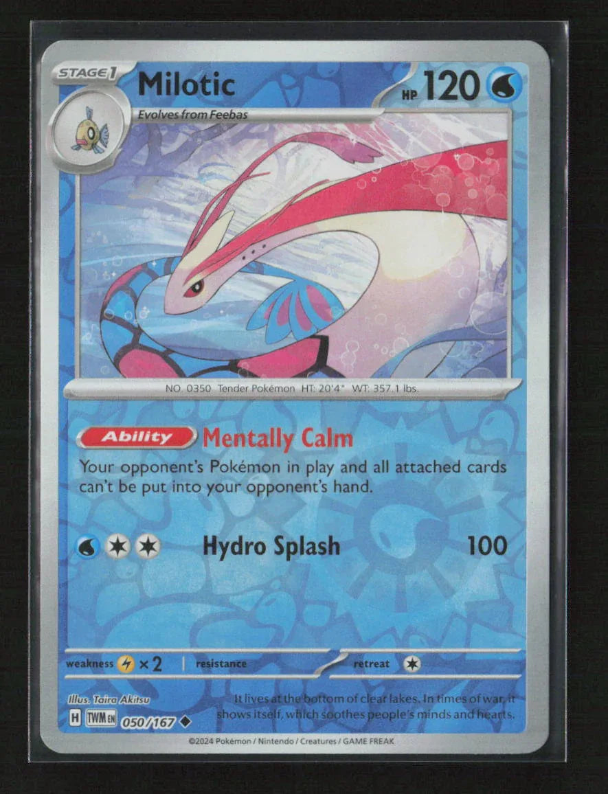 Milotic Uncommon SV06: Twilight Masquerade 050/167 NM - Kang's Collectibles