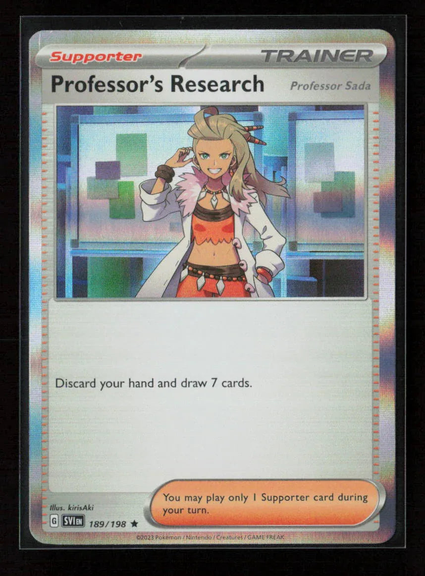 Professor's Research Rare SV01: Scarlet & Violet Base Set 189/198 NM - Kang's Collectibles