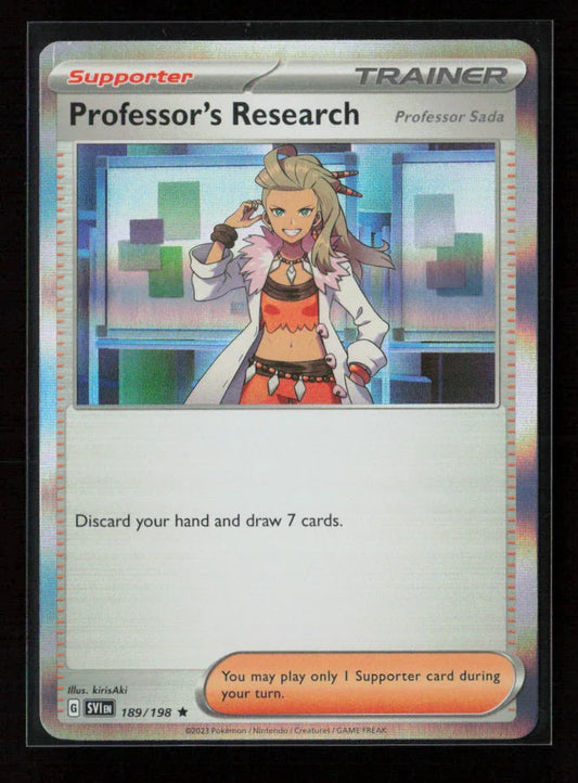 Professor's Research Rare SV01: Scarlet & Violet Base Set 189/198 NM - Kang's Collectibles