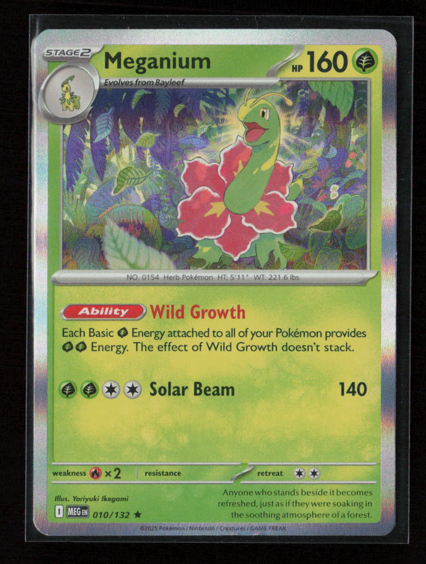 Meganium Rare ME01: Mega Evolution 010/132 NM
