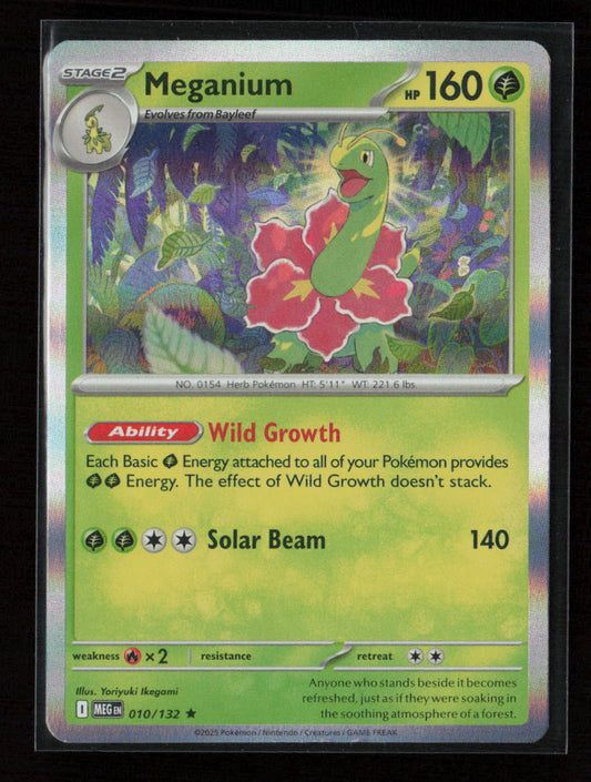 Meganium Rare ME01: Mega Evolution 010/132 NM