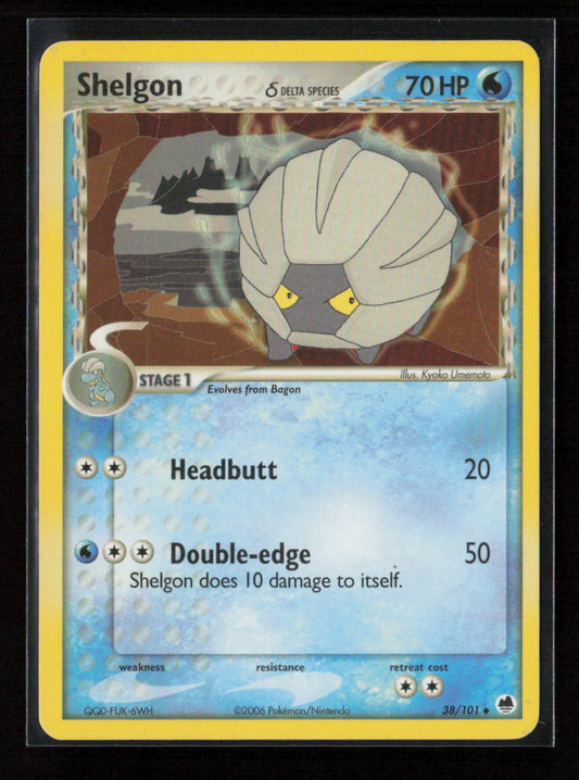 Shelgon (Delta Species) Uncommon Dragon Frontiers 38/101 LP