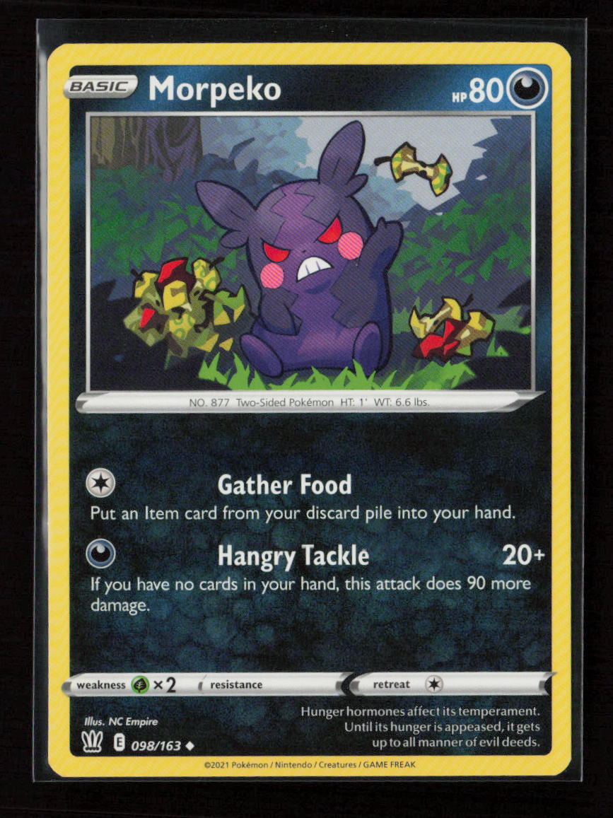 Morpeko Uncommon SWSH05: Battle Styles 098/163 LP