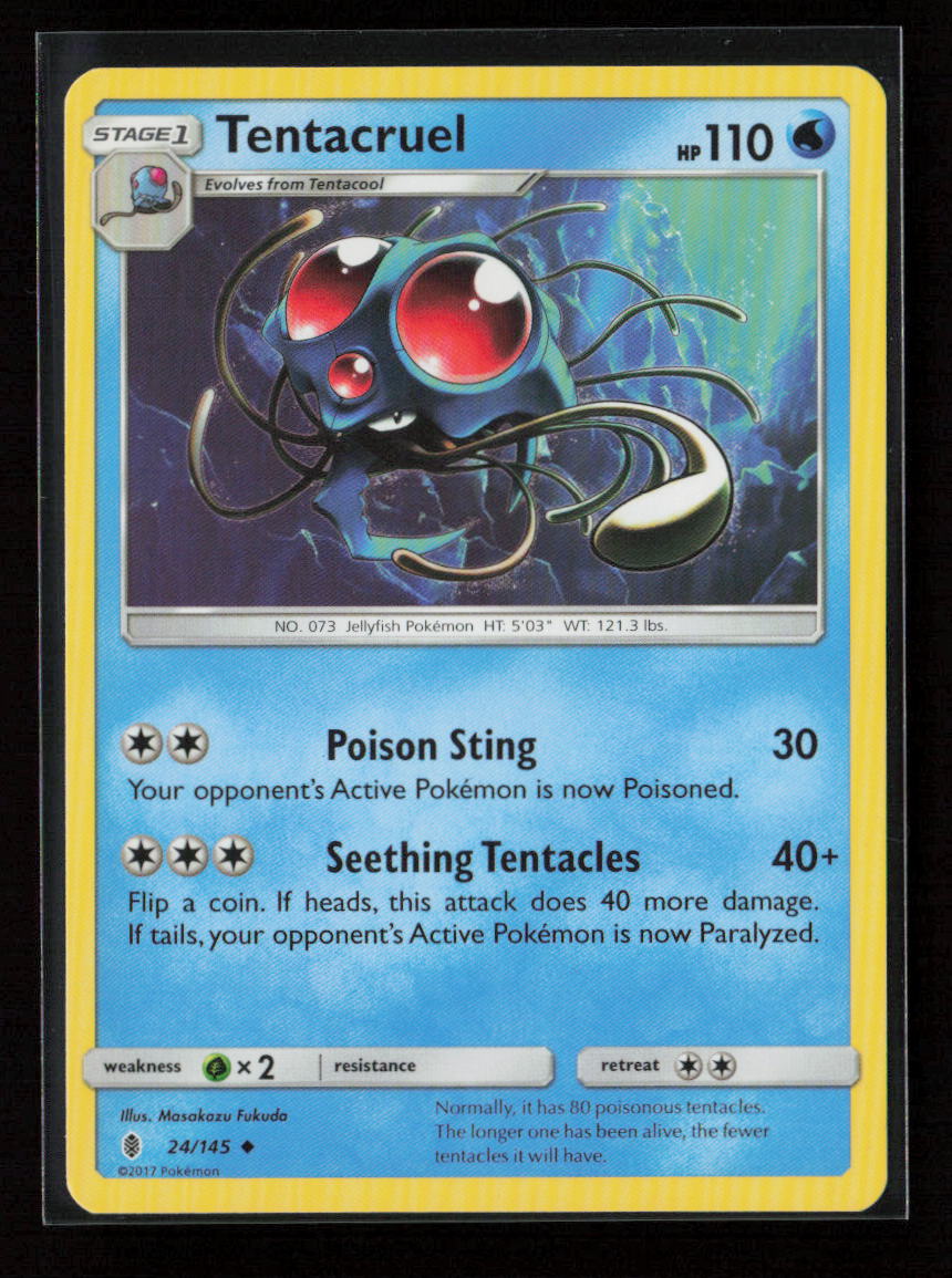 Tentacruel Uncommon SM - Guardians Rising 24/145 LP