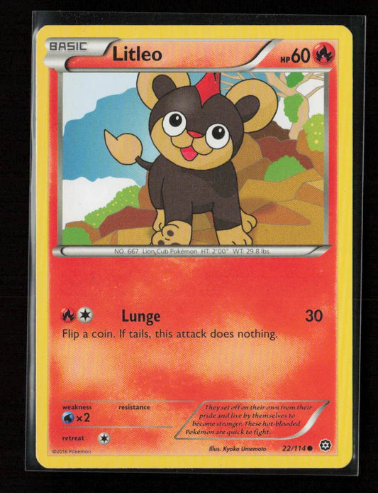 Litleo Common XY - Steam Siege 22/114 LP - Kang's Collectibles