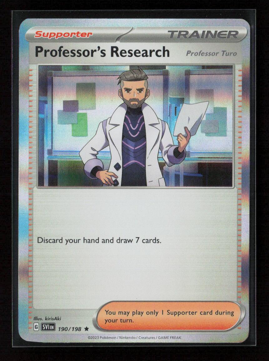 Professor's Research Rare SV01: Scarlet & Violet Base Set 190/198 NM - Kang's Collectibles