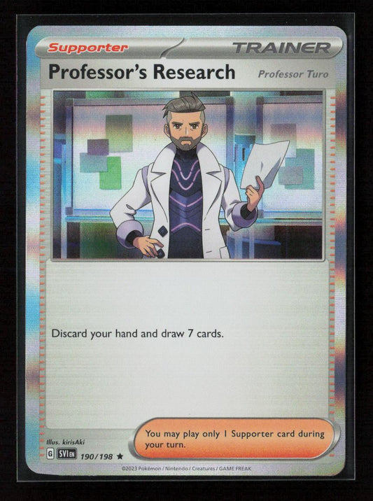 Professor's Research Rare SV01: Scarlet & Violet Base Set 190/198 NM - Kang's Collectibles