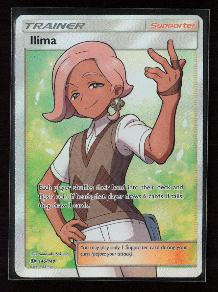 Ilima (Full Art) Ultra Rare SM Base Set 146/149 NM - Kang's Collectibles