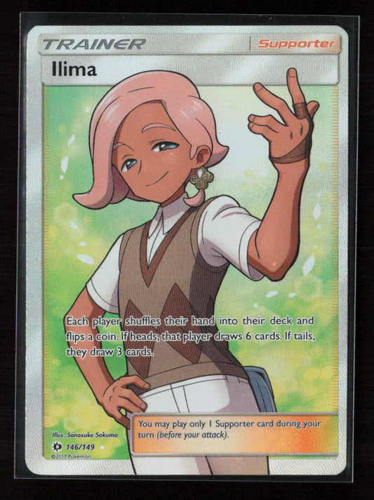 Ilima (Full Art) Ultra Rare SM Base Set 146/149 NM - Kang's Collectibles