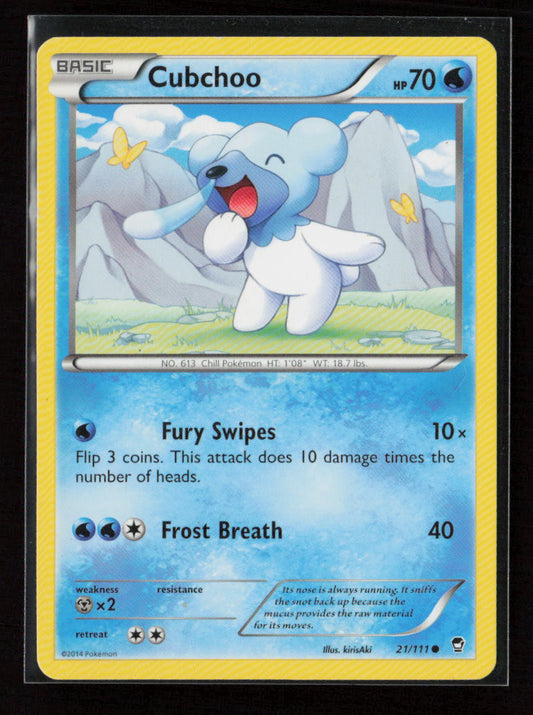 Cubchoo Common XY - Furious Fists 21/111 LP