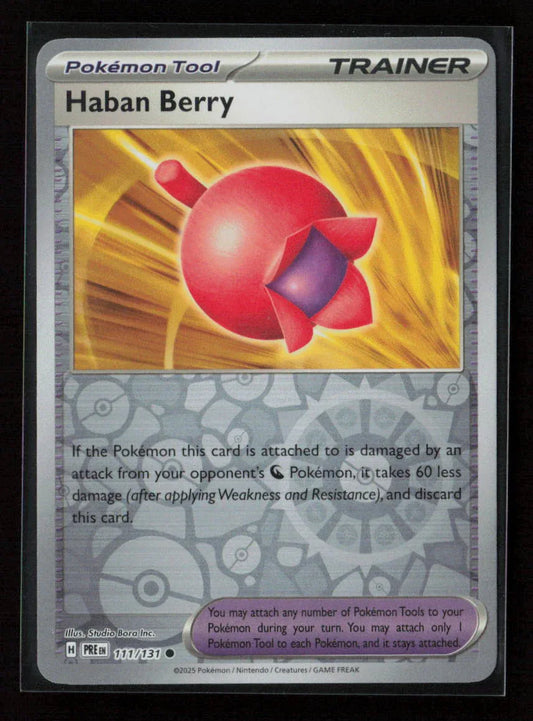 Haban Berry Common SV: Prismatic Evolutions 111/131 NM - Kang's Collectibles