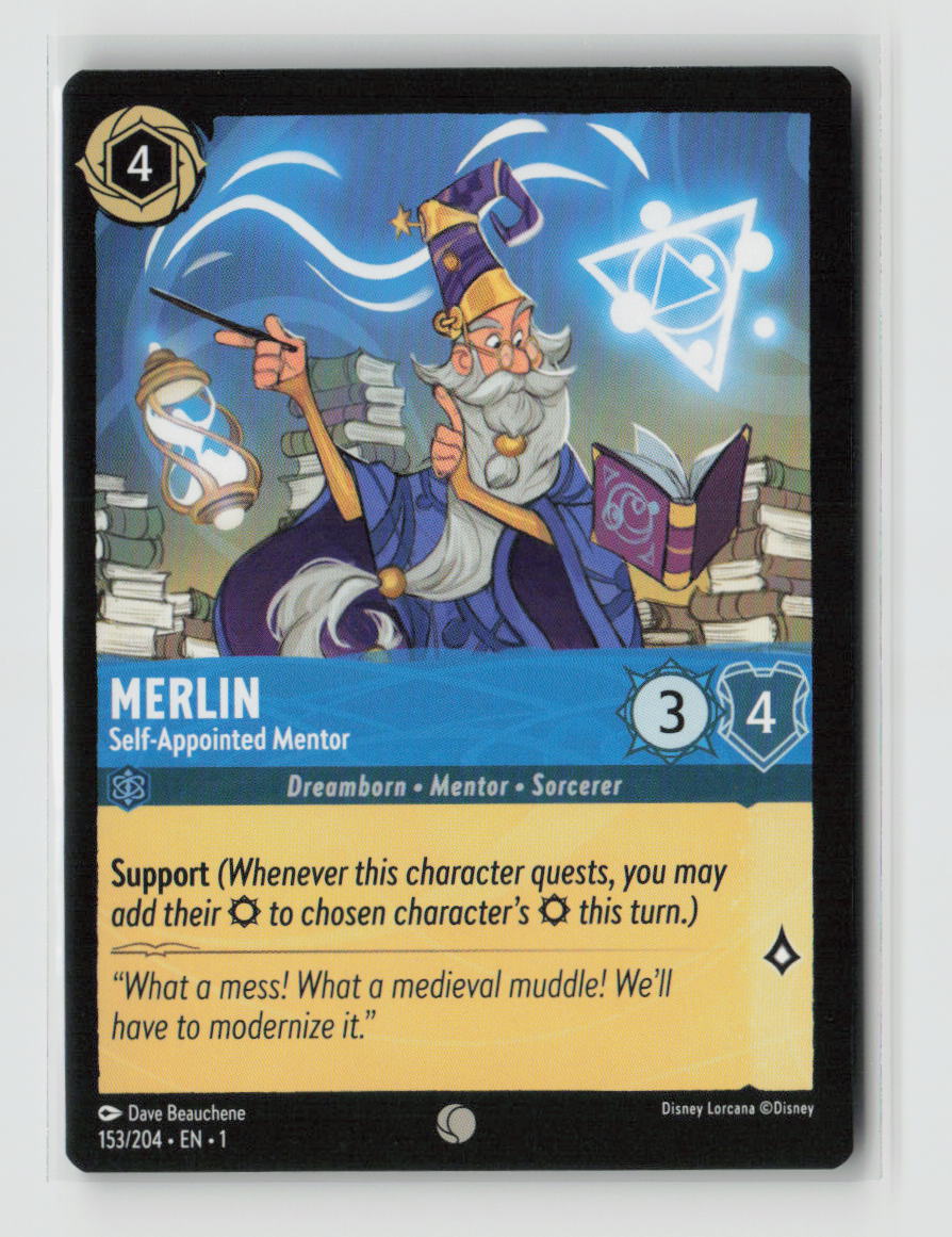 Merlin - Self-Appointed Mentor Common The First Chapter 153/204 NM