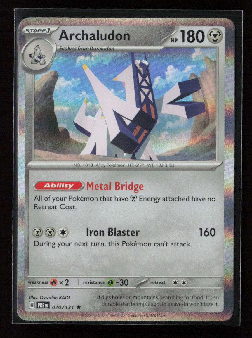 Archaludon Rare SV: Prismatic Evolutions 070/131 NM