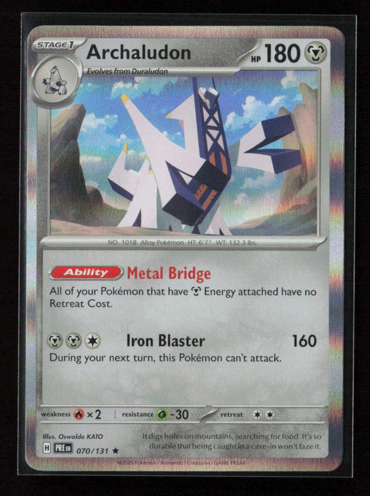 Archaludon Rare SV: Prismatic Evolutions 070/131 NM