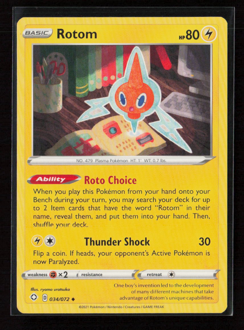 Rotom Uncommon Shining Fates 034/072 LP