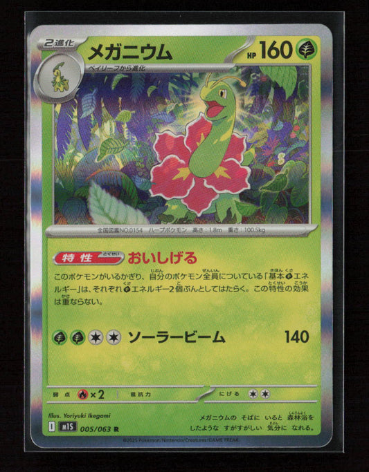 Meganium Rare m1S: Mega Symphonia 005/063 NM