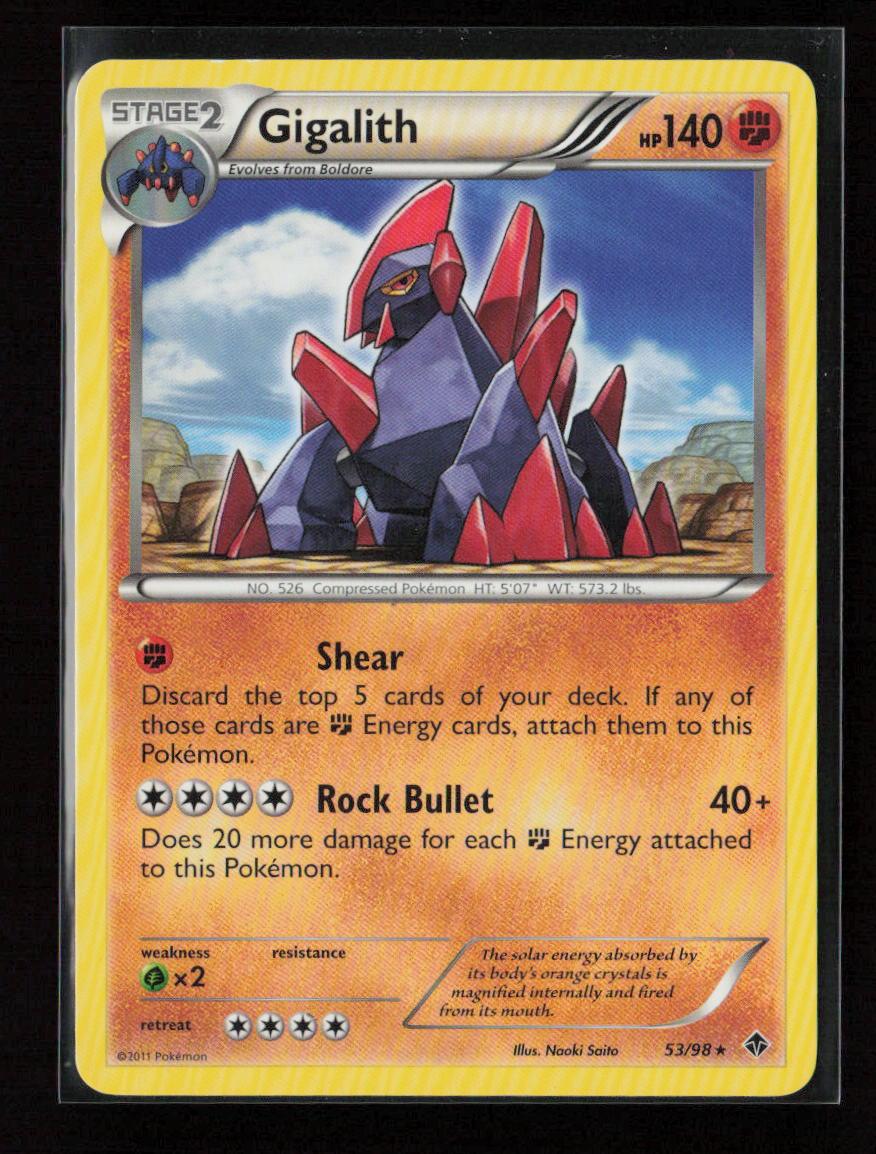 Gigalith Rare Emerging Powers 53/98 LP - Kang's Collectibles