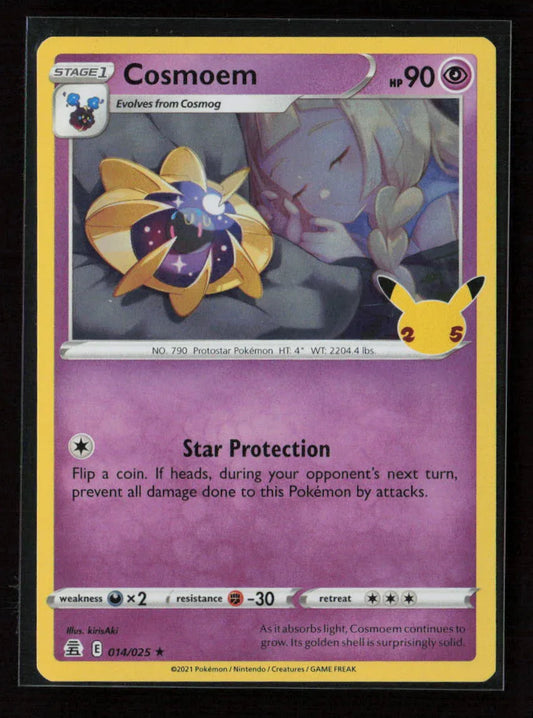 Cosmoem Holo Rare Celebrations 014/025 NM - Kang's Collectibles