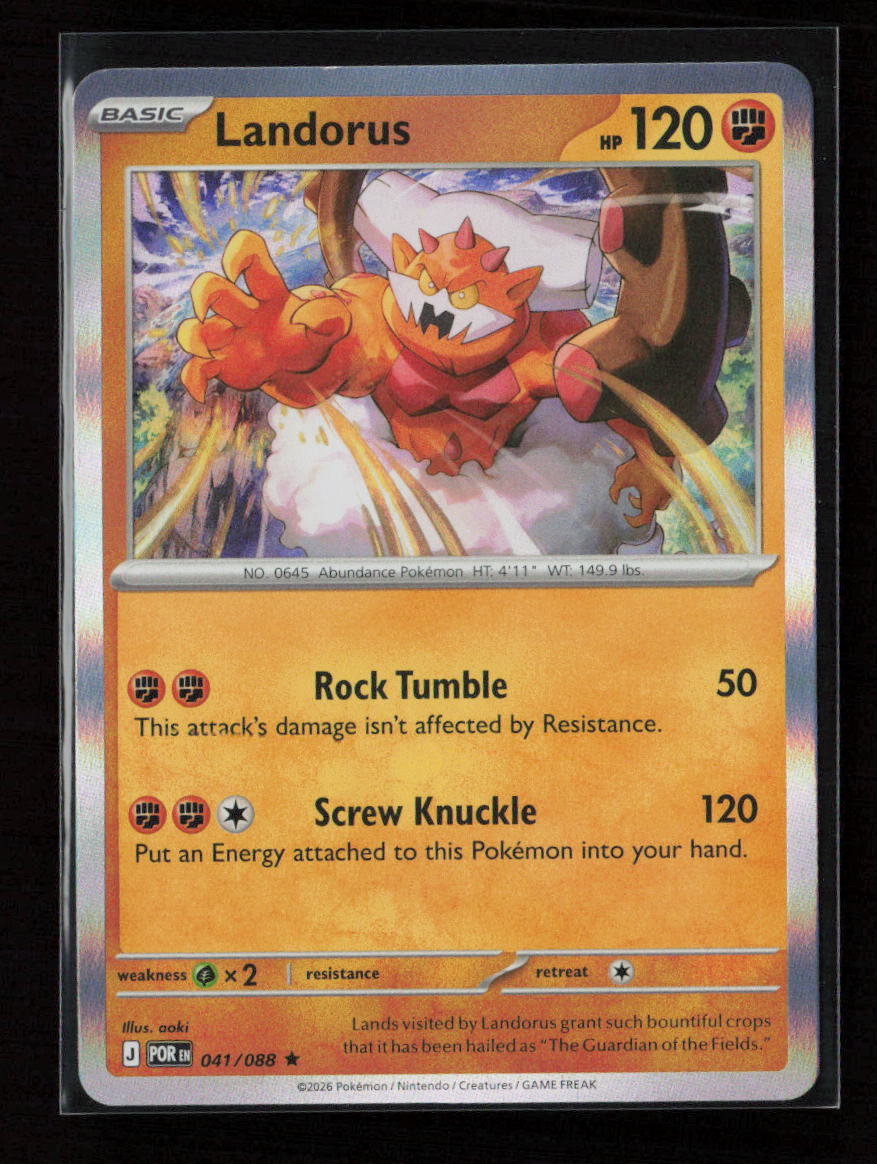 Landorus Rare ME03: Perfect Order 041/088 NM