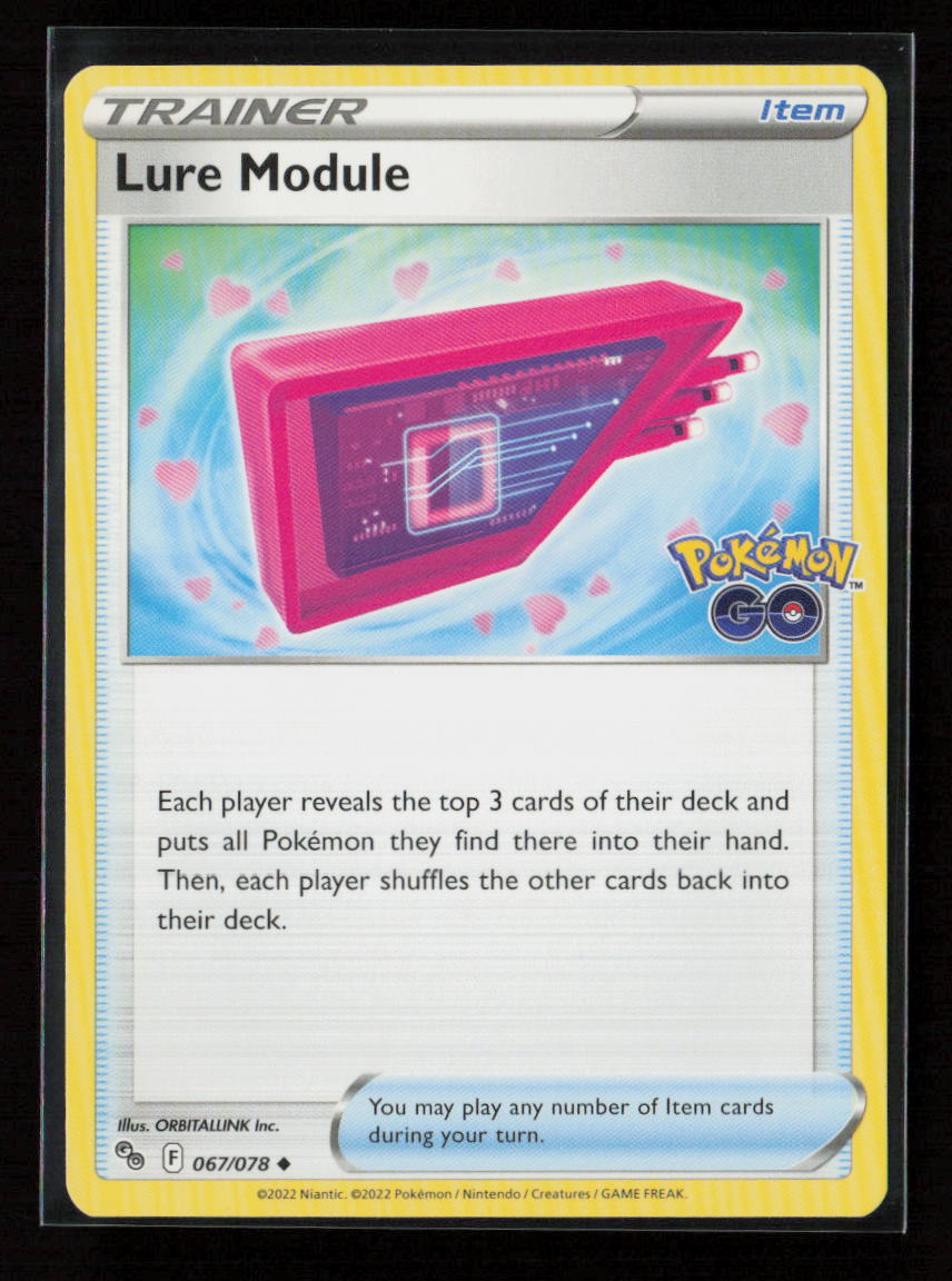Lure Module Uncommon Pokemon GO 067/078 LP