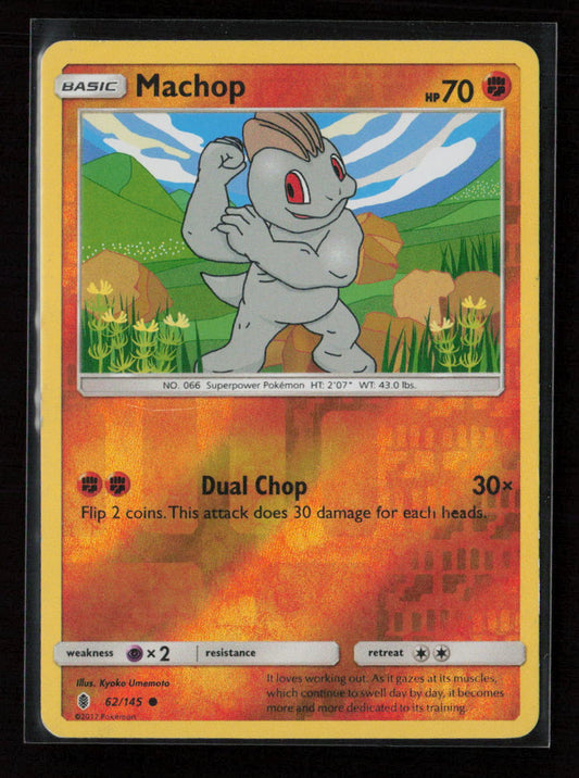 Machop (62) Common SM - Guardians Rising 62/145 LP