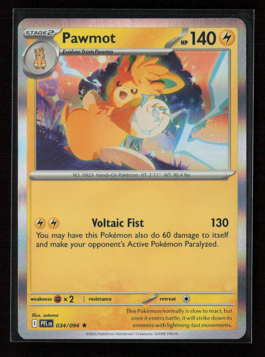 Pawmot Rare ME02: Phantasmal Flames 034/094 NM