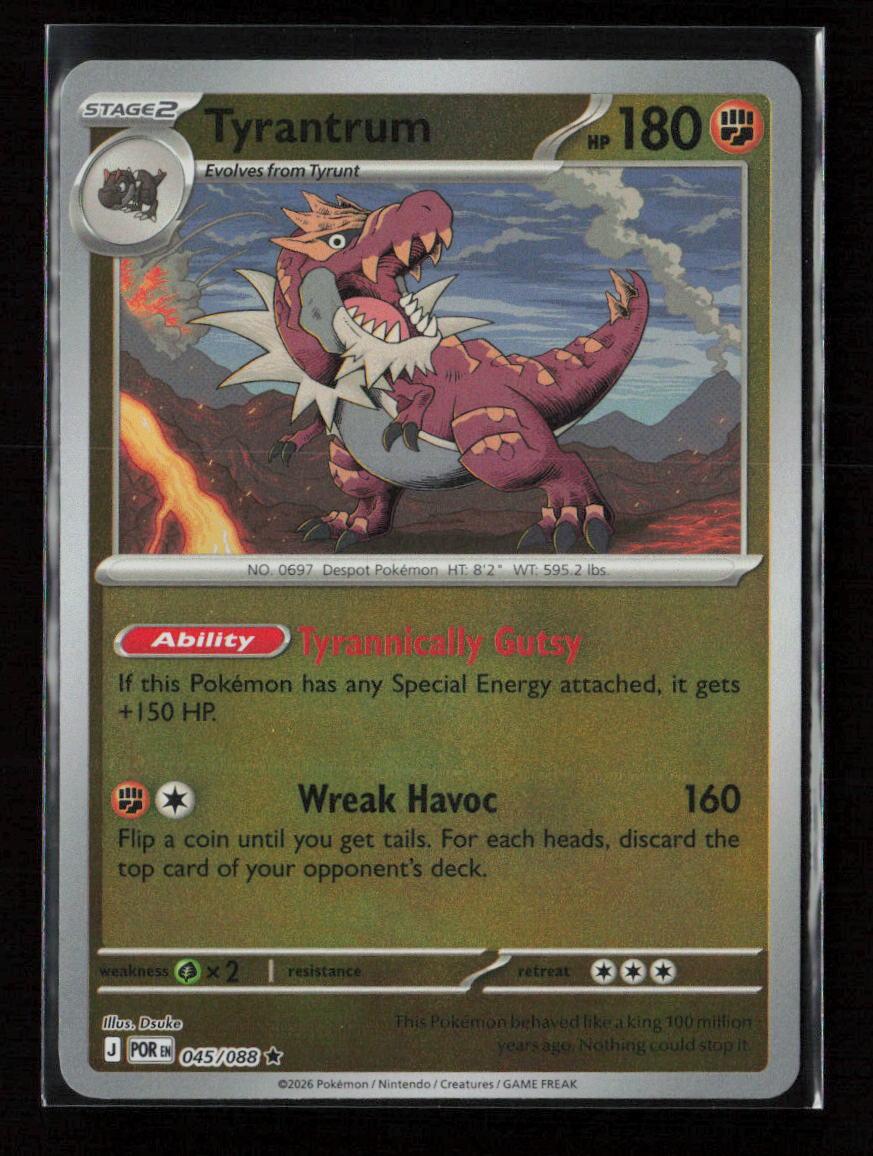 Tyrantrum Rare ME03: Perfect Order 045/088 NM