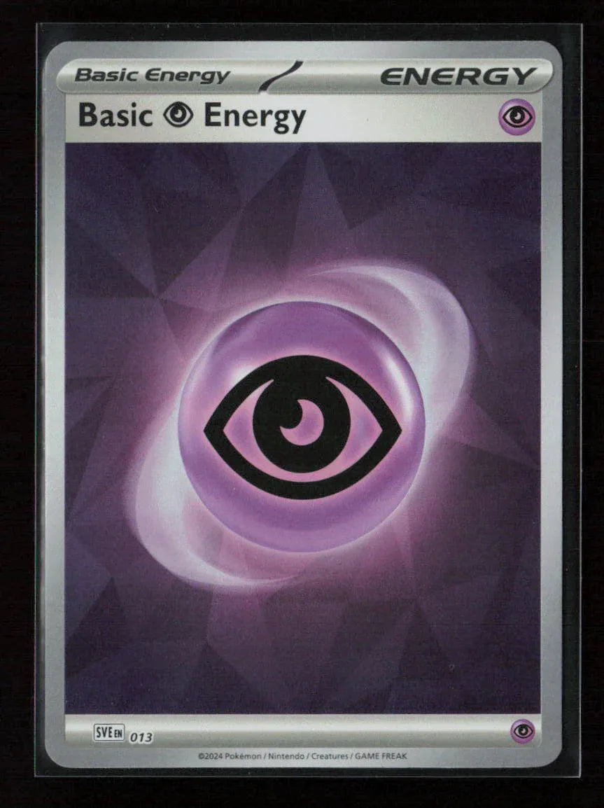 Basic Psychic Energy (Cracked Ice Holo) Common SVE: Scarlet & Violet Energies 013 NM - Kang's Collectibles