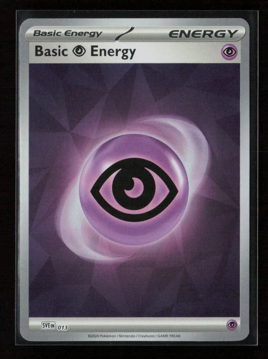 Basic Psychic Energy (Cracked Ice Holo) Common SVE: Scarlet & Violet Energies 013 NM - Kang's Collectibles