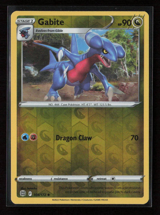 Gabite Uncommon SWSH09: Brilliant Stars 108/172 NM - Kang's Collectibles