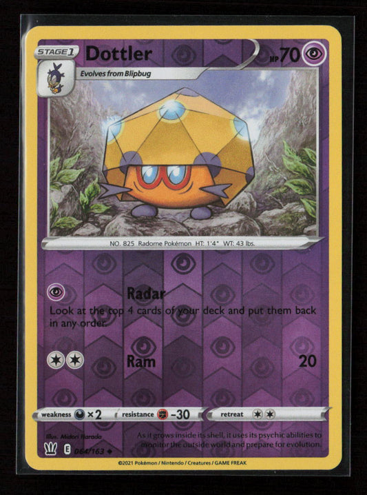Dottler Uncommon SWSH05: Battle Styles 064/163 NM