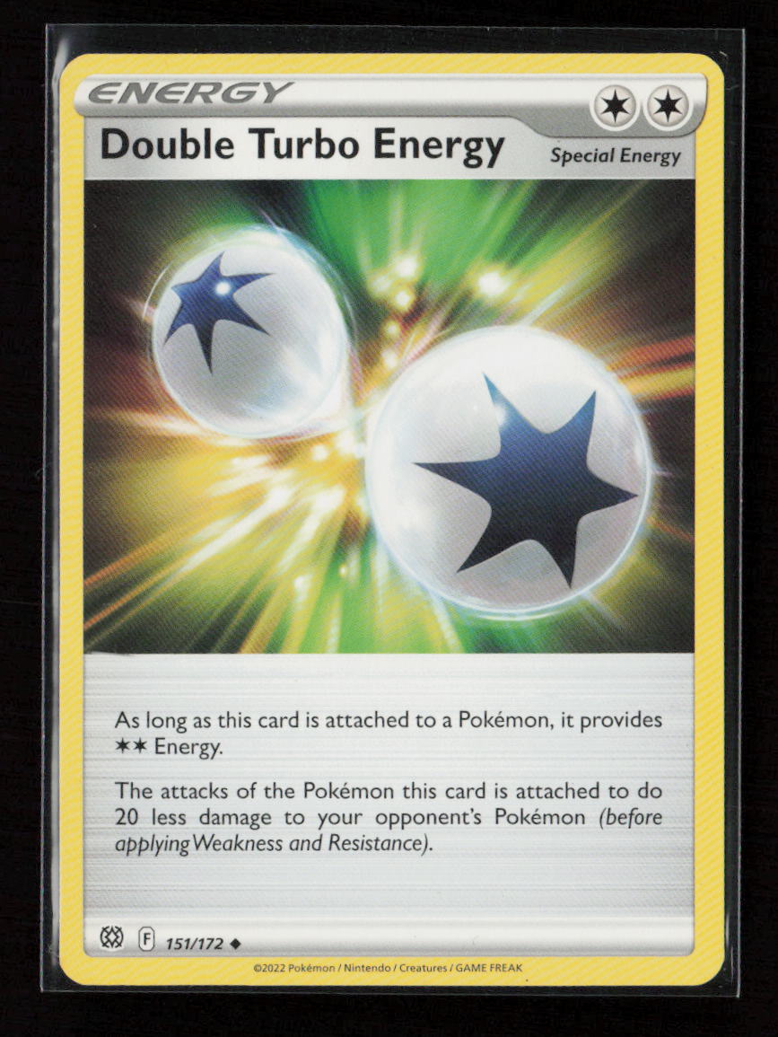 Double Turbo Energy Uncommon SWSH09: Brilliant Stars 151/172 LP
