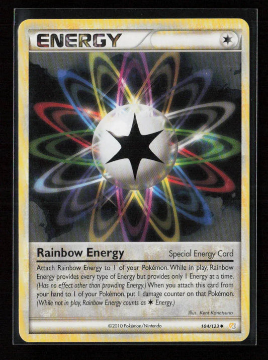 Rainbow Energy Uncommon HeartGold SoulSilver 104/123 LP - Kang's Collectibles