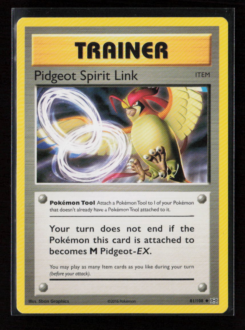 Pidgeot Spirit Link Uncommon XY - Evolutions 81/108 LP