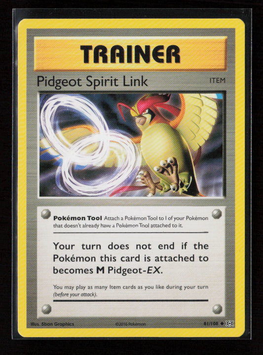 Pidgeot Spirit Link Uncommon XY - Evolutions 81/108 LP